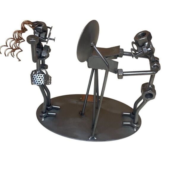 Photography Sculpture Model Metal Art Hinz & Kunst Germany Almost Naughty - Picture 2 of 10